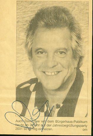 Dave Dee Autogramm